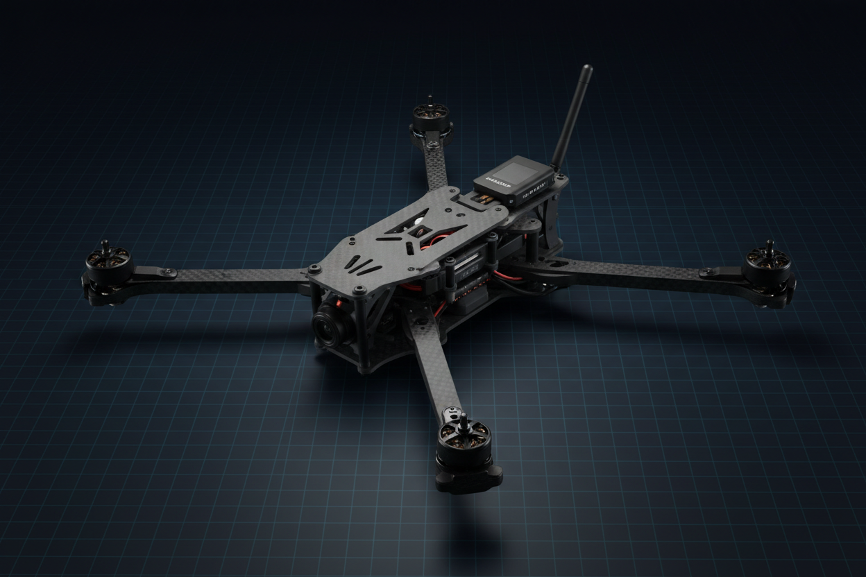7 inch Long Range Quad Frame