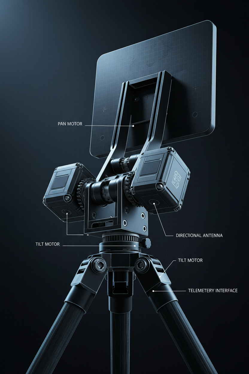 Antenna Tracker Pan/Tilt