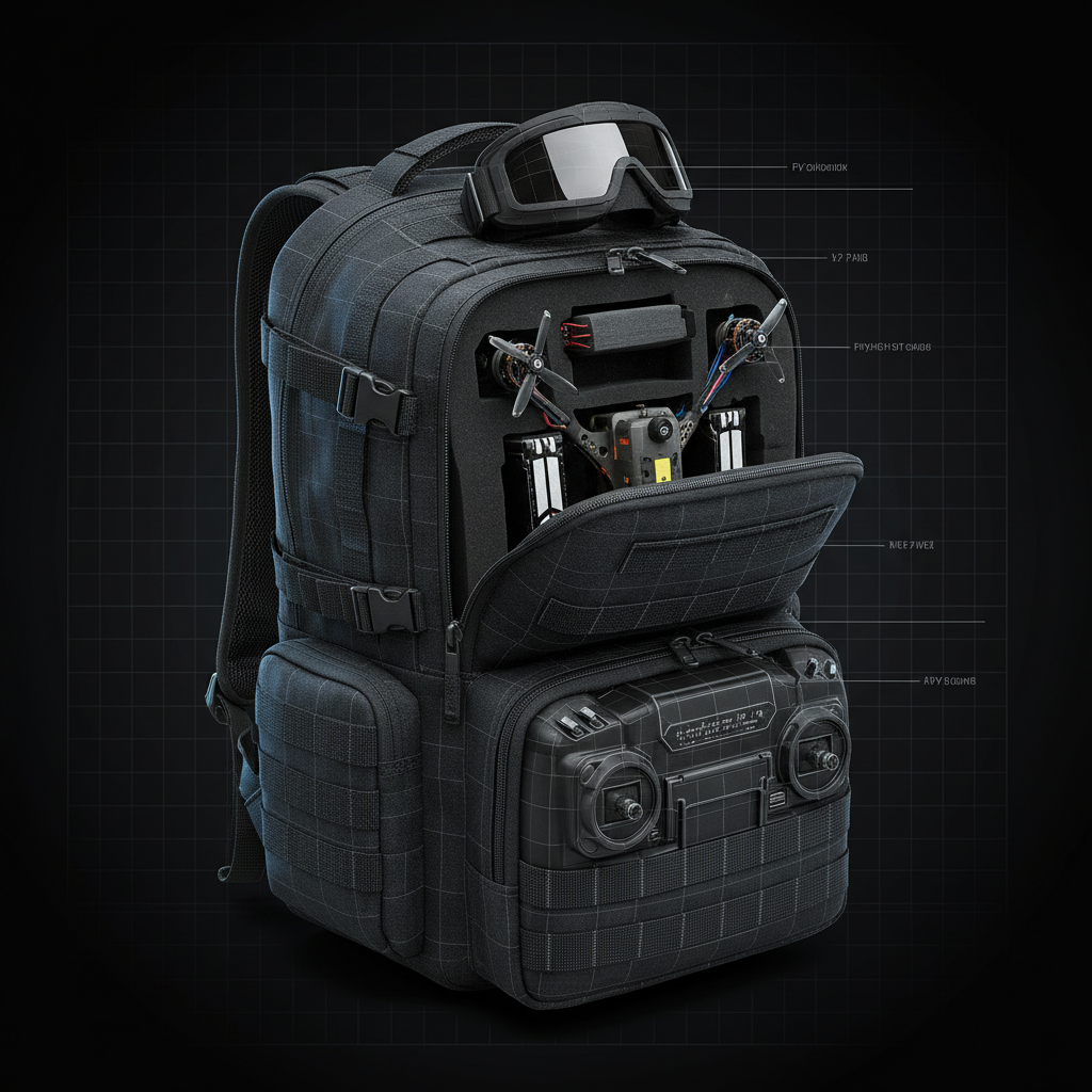 Padded Backpack for 5-7 inch Quad