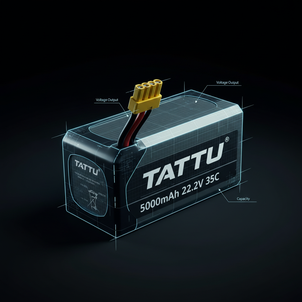 Tattu 5000mAh 6S 35C LiPo Battery