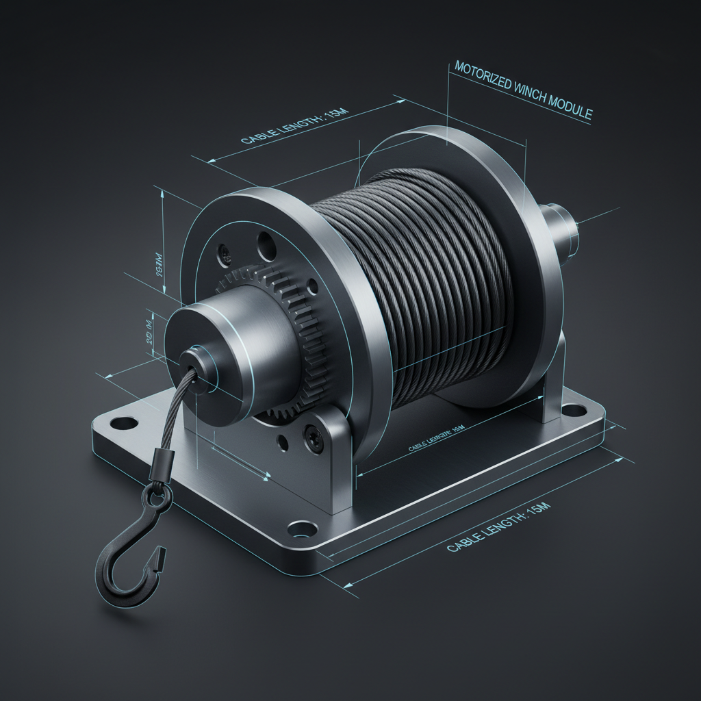Motorized Cargo Winch